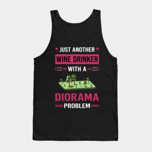 Wine Drinker Diorama Dioramas Tank Top